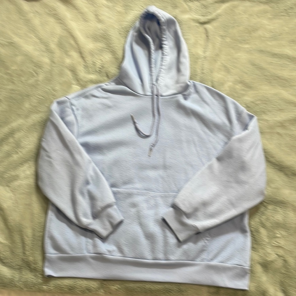 Light blue hoodie